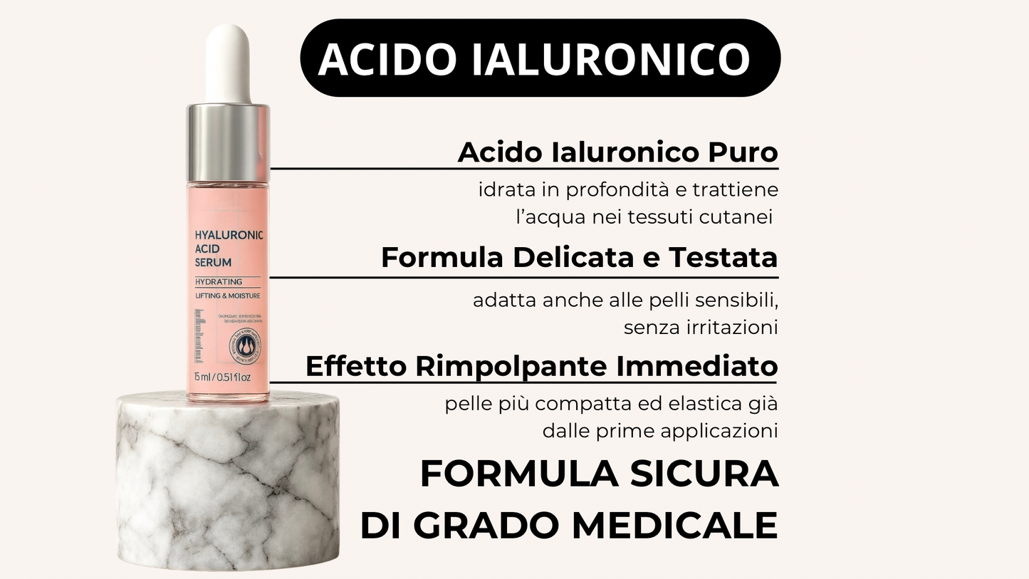 SIERO ALL’ACIDO IALURONICO/Vibrant glamour line by Full Lips™